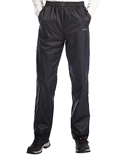 iCreek Men's Rain Trousers, Waterproof, Lightweight ...