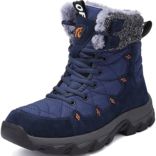 Lvptsh Men's Women's Winter Boots Snow Boots Waterpr...