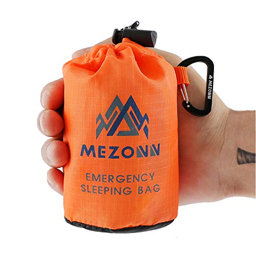 Mezonn Emergency Sleeping Bag Survival Bivy Bag Use ...