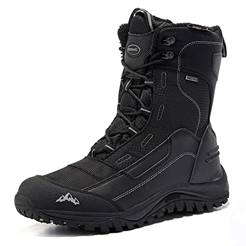 ROOKMARK Mens Winter Snow Boots Fur Lined Warm Water...