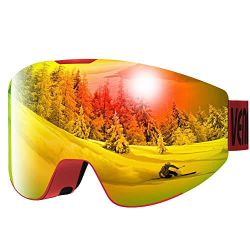 VENNERLI Ski Goggles with Double Lens f...