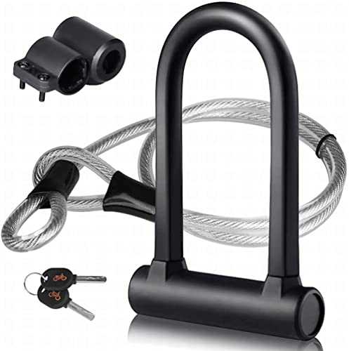 DINOKA U-Shaped Bike Padlock + Steel Ca...