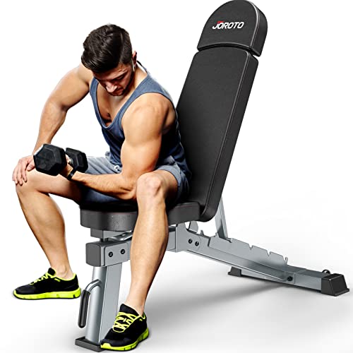 JOROTO MD80 Premium Weight Bench, Pract...