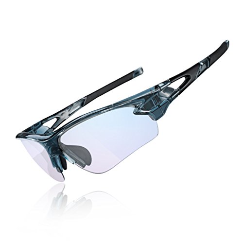 ROCKBROS Cycling Glasses Self-Tinting S...