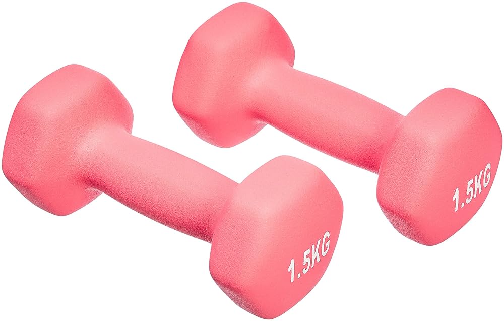 Amazon Basics Neoprene Dumbbell Set