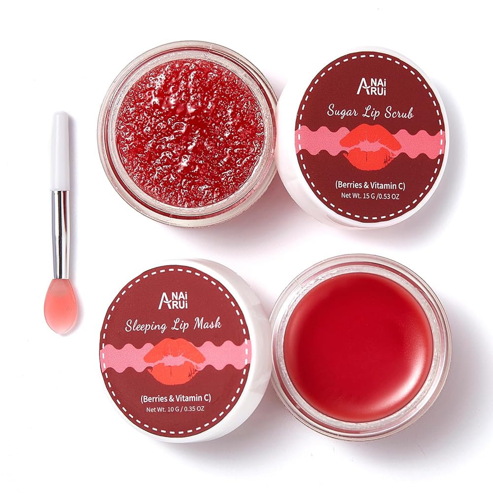 ANAiRUi Lip Care Set - Overnight Lip Treatment and L...