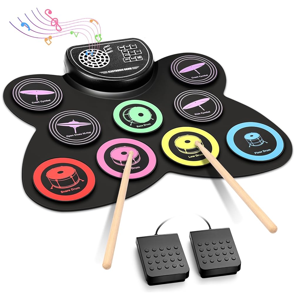 Anpro Rollable Electronic Drum Set