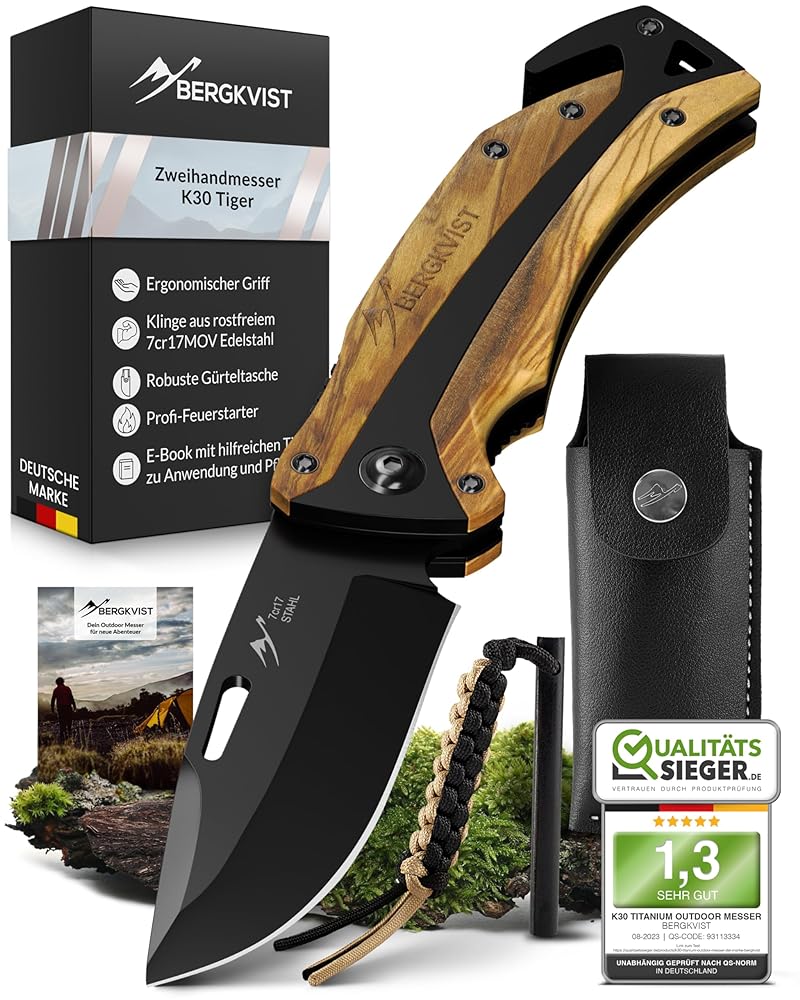 BERGKVIST K30 Tiger Folding Knife