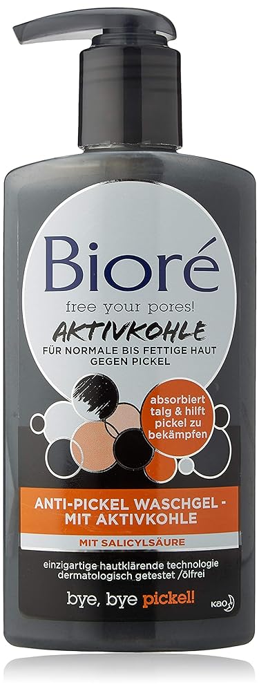 Biore Anti-Pickel Wash Gel with Activated Charcoal