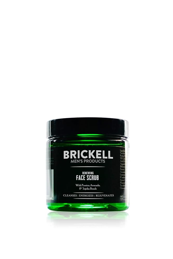 Brickell Men's Face Scrub - Organic Exfoliant for Me...