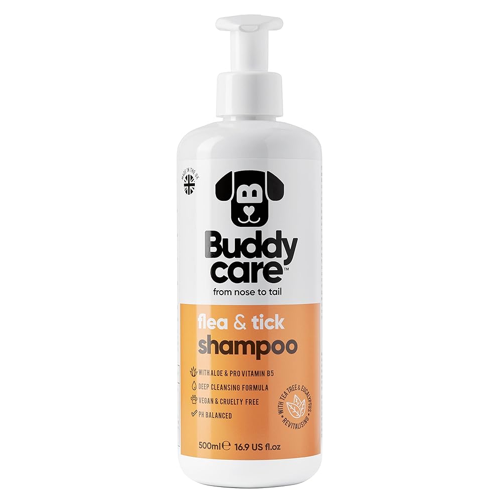 Buddycare Flea & Tick Dog Shampoo &...