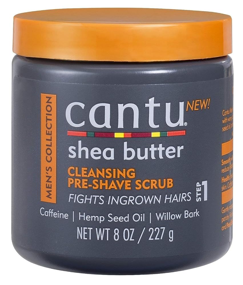 Cantu Men’s Pre-Shave Scrub 8oz