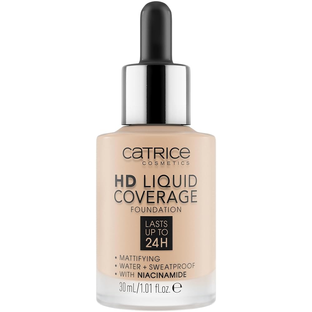 Catrice HD Foundation, Nr. 010 Nude, Long-lasting, M...