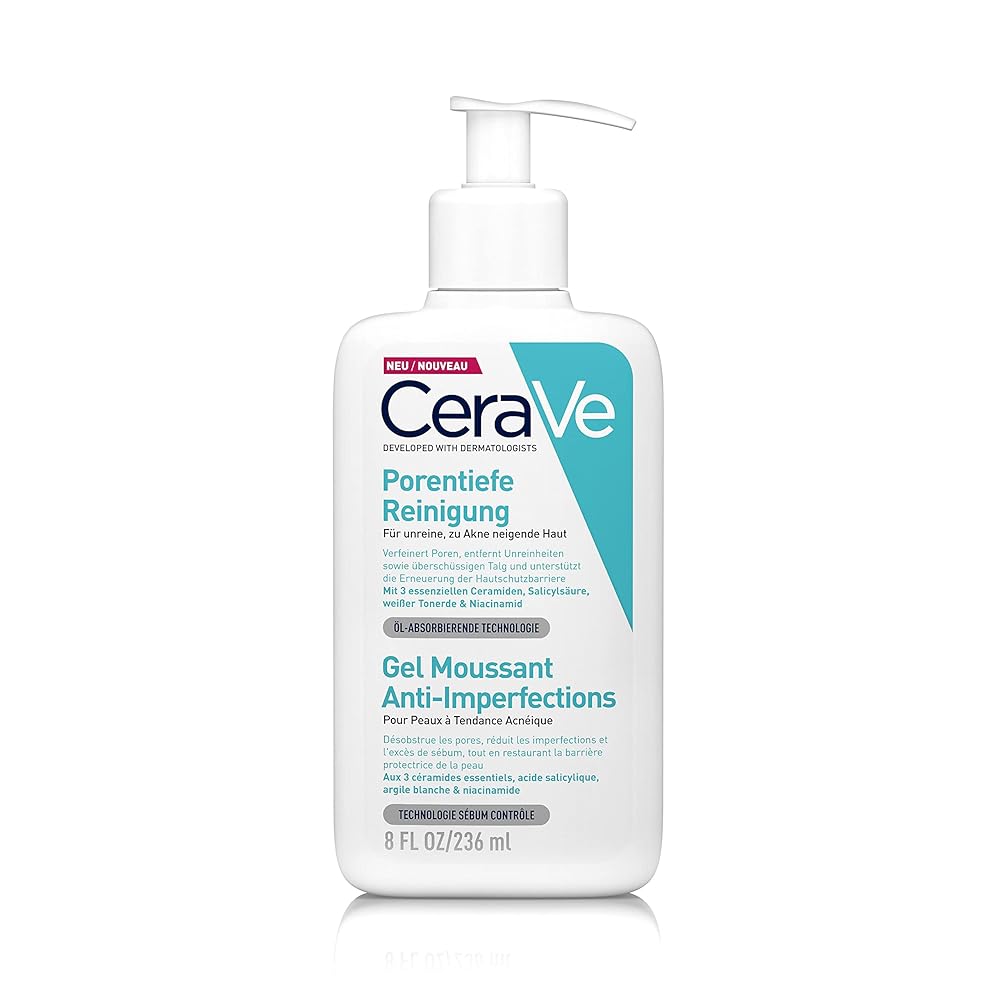 CeraVe Acne-Fighting Foaming Face Cleanser