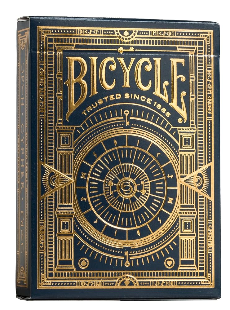 Cypher Premium Black Bicycle Playing Cards