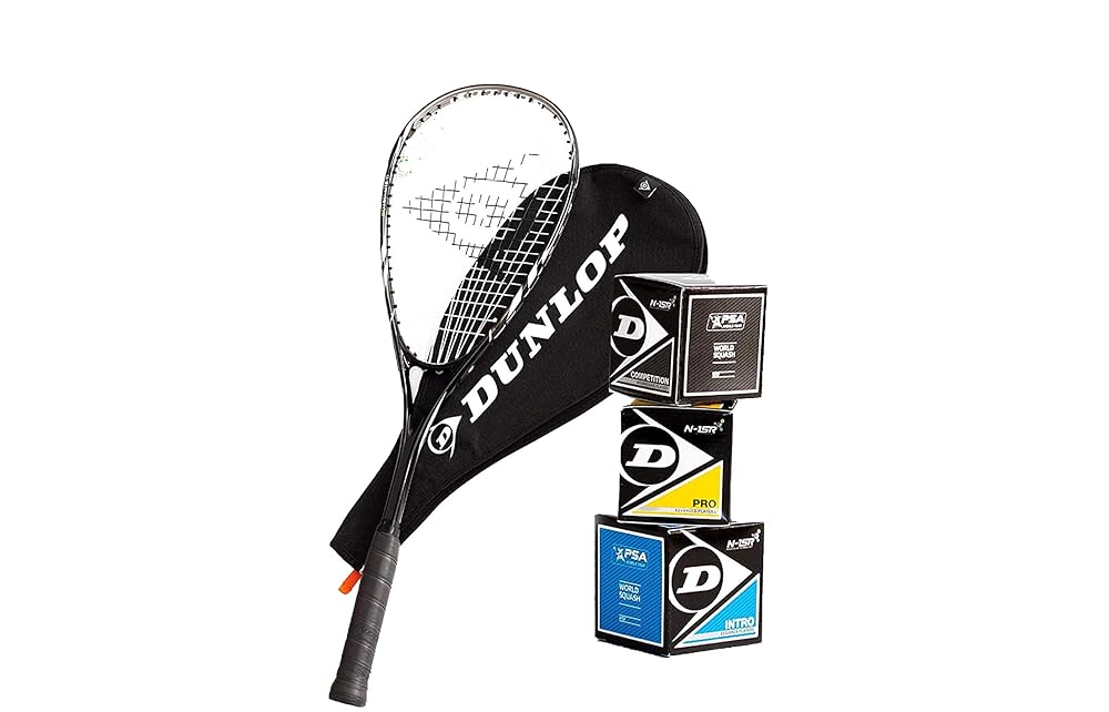 Dunlop BIOTEC LITE TI Silver Deluxe Squ...