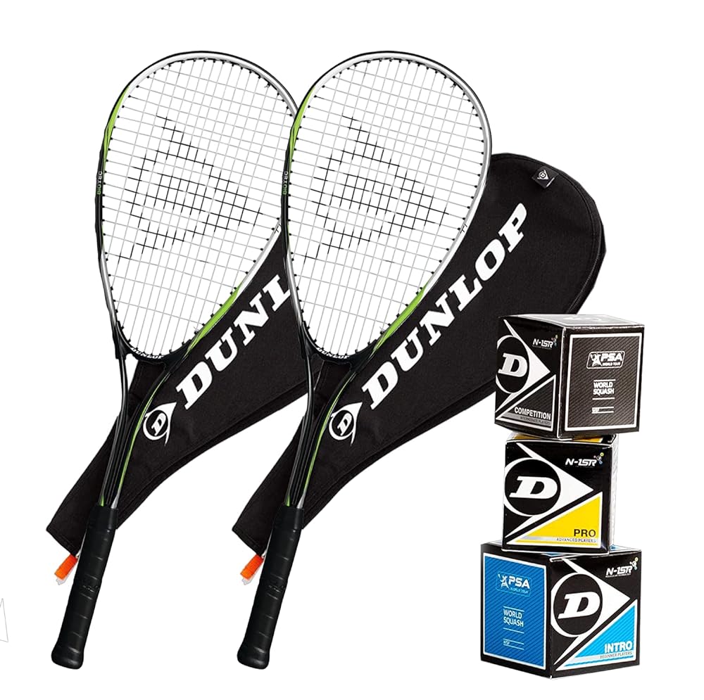 Dunlop Biotec TI GRN Squash Set