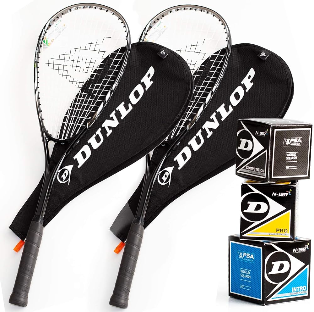 Dunlop Squashset: BIOTEC LITE TI Silver...