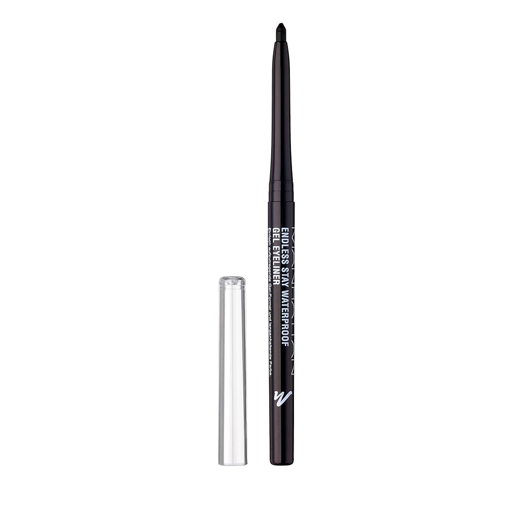 Manhattan Waterproof Gel Eyeliner - Blackest Black