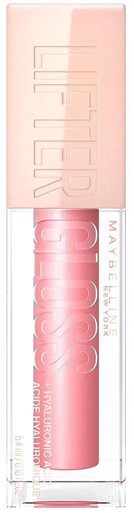 Maybelline Lifter Gloss Hyaluronic Lip Gloss, Silk Pink