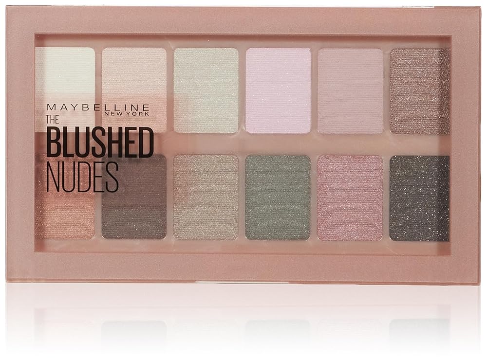 Maybelline Nudes Palette, 12 Shades, Blushed Nudes