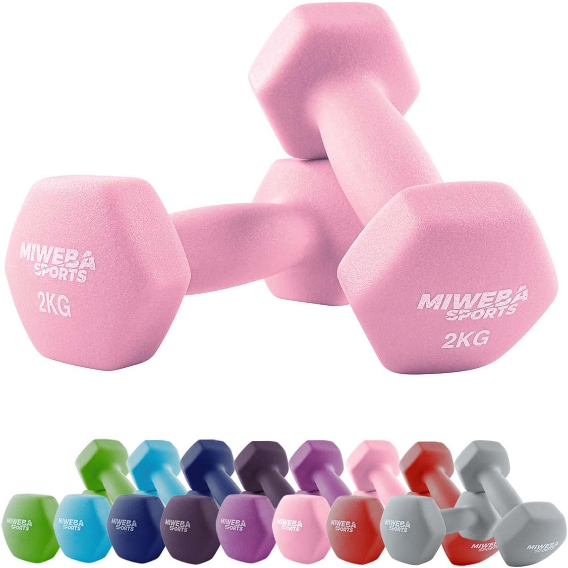 Miweba Neoprene Dumbbell Set NKH100