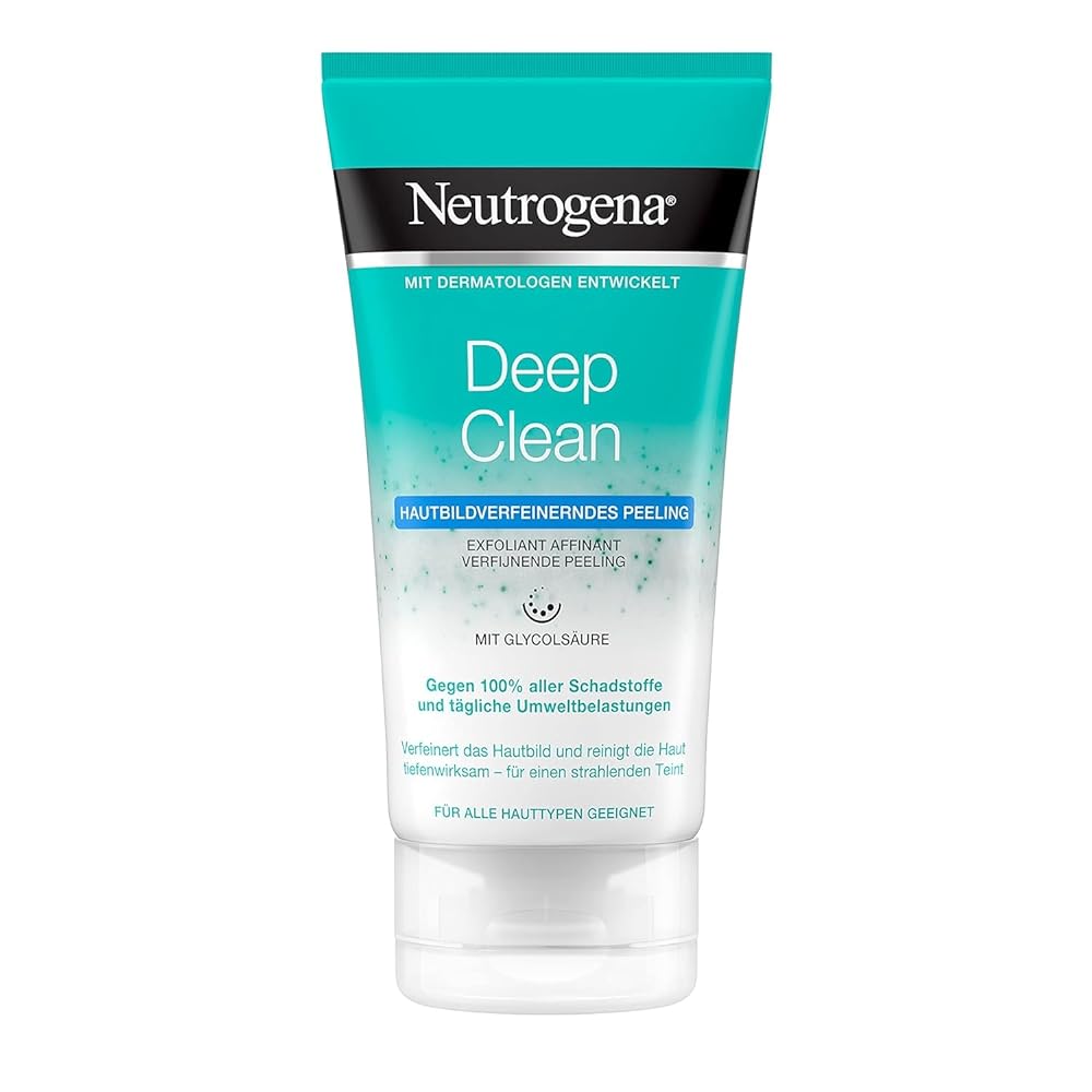 Neutrogena Deep Clean Glycolic Acid Facial Scrub, 150ml