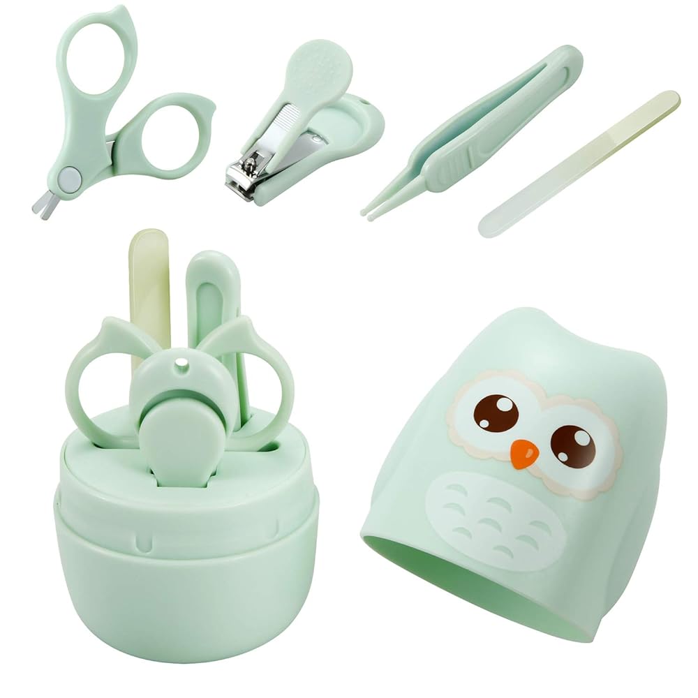 PandaEar Baby Nail Care Set, 4-in-1 Man...