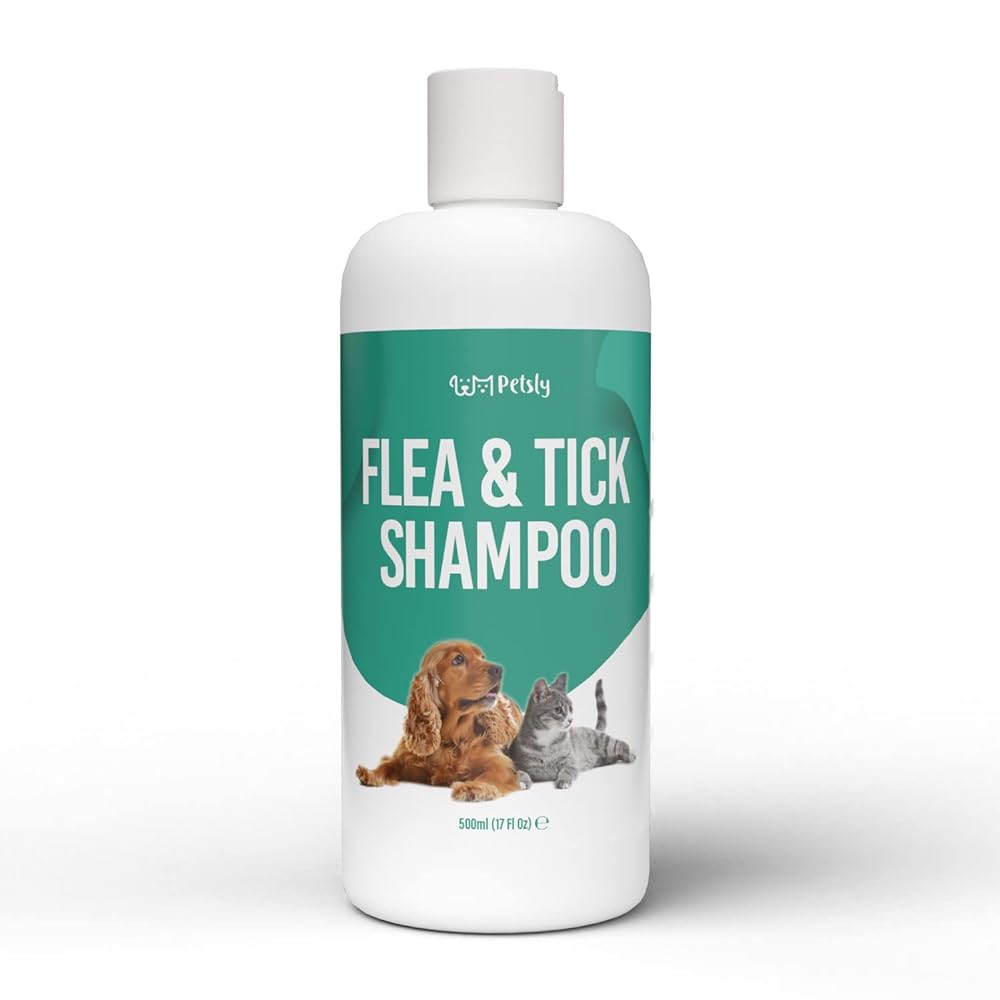 PETSLY Flea & Tick Shampoo - 500ml