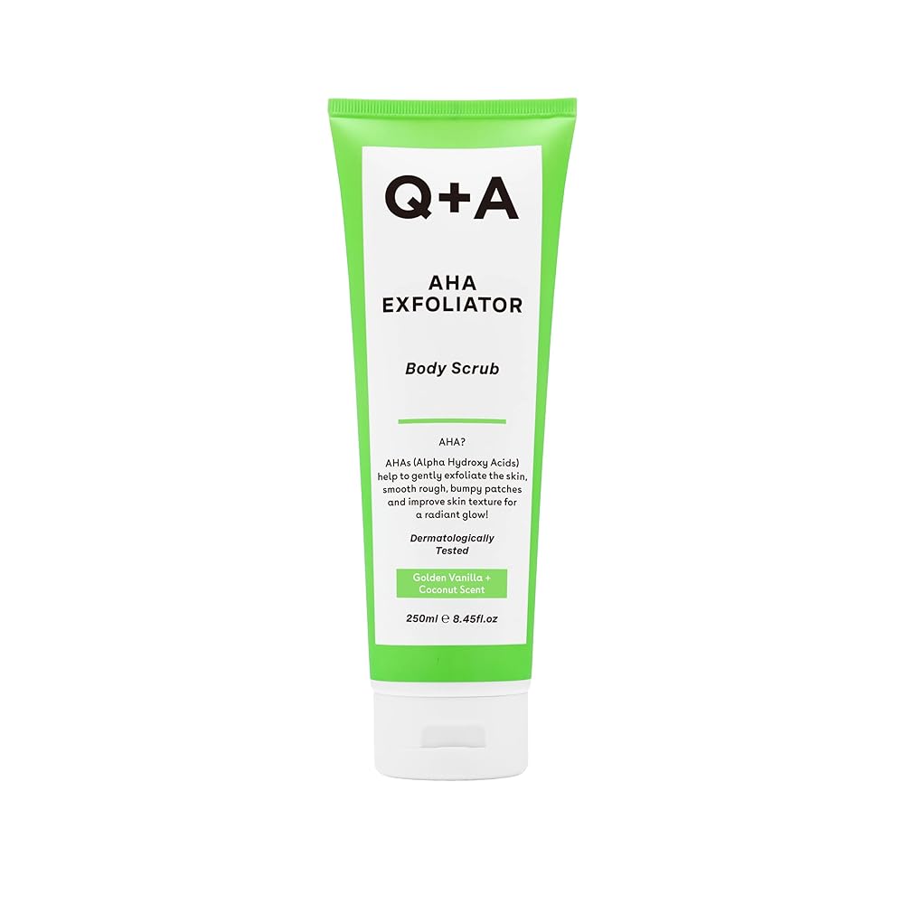 Q+A AHA Peeling Body Scrub, 250ml