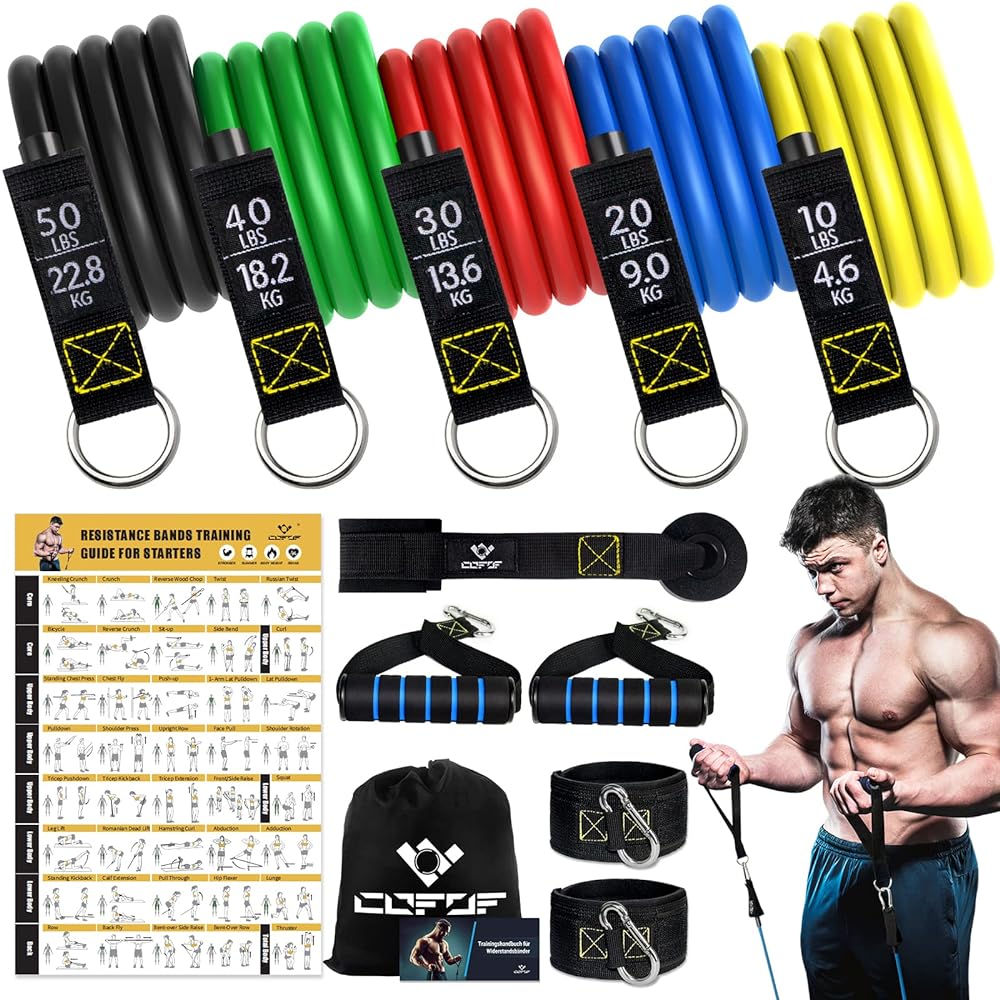 Resistance Bands Set with Accessories