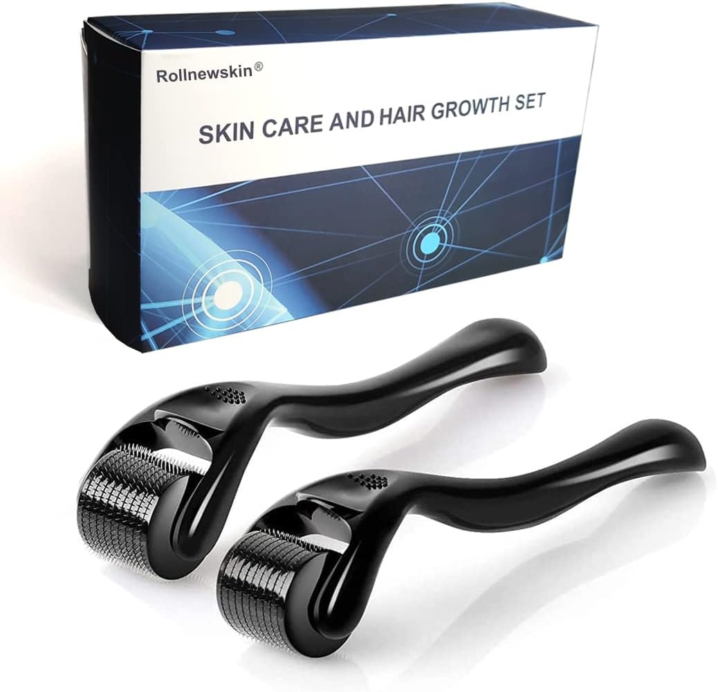 Rollnewskin Hair & Beard Derma Roller - 2 Pack