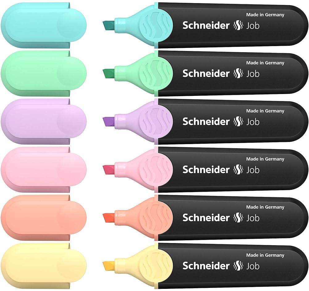 Schneider Job 150 Pastel Textmarker Set