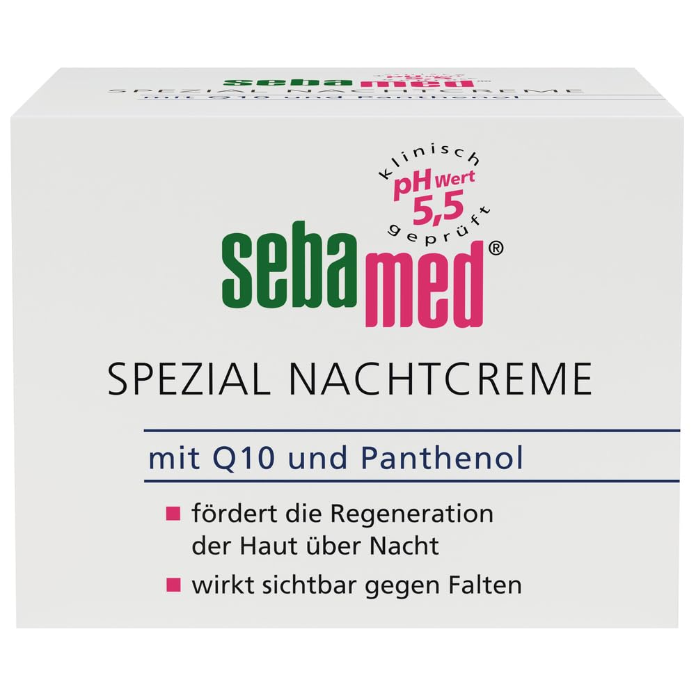 Sebamed Night Cream: Q10 and Panthenol, Anti-Aging, ...