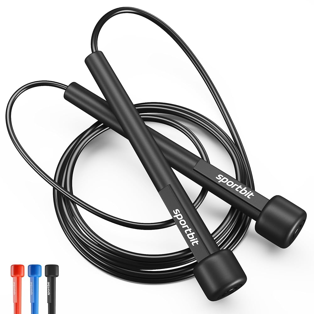 SPORTBIT Adjustable Speed Skipping Rope