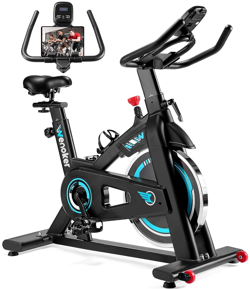 Wenoker Indoor Cycling Bike with LCD Mo...