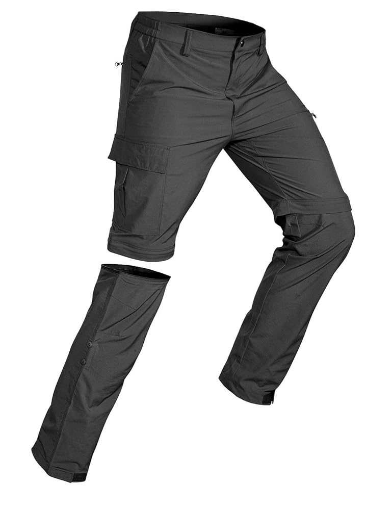 Wespornow Men's Zip-Off Hiking Trousers