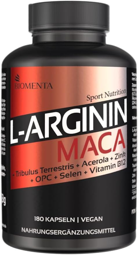 Arginine, Maca, Zinc + OPC - 140 Capsules