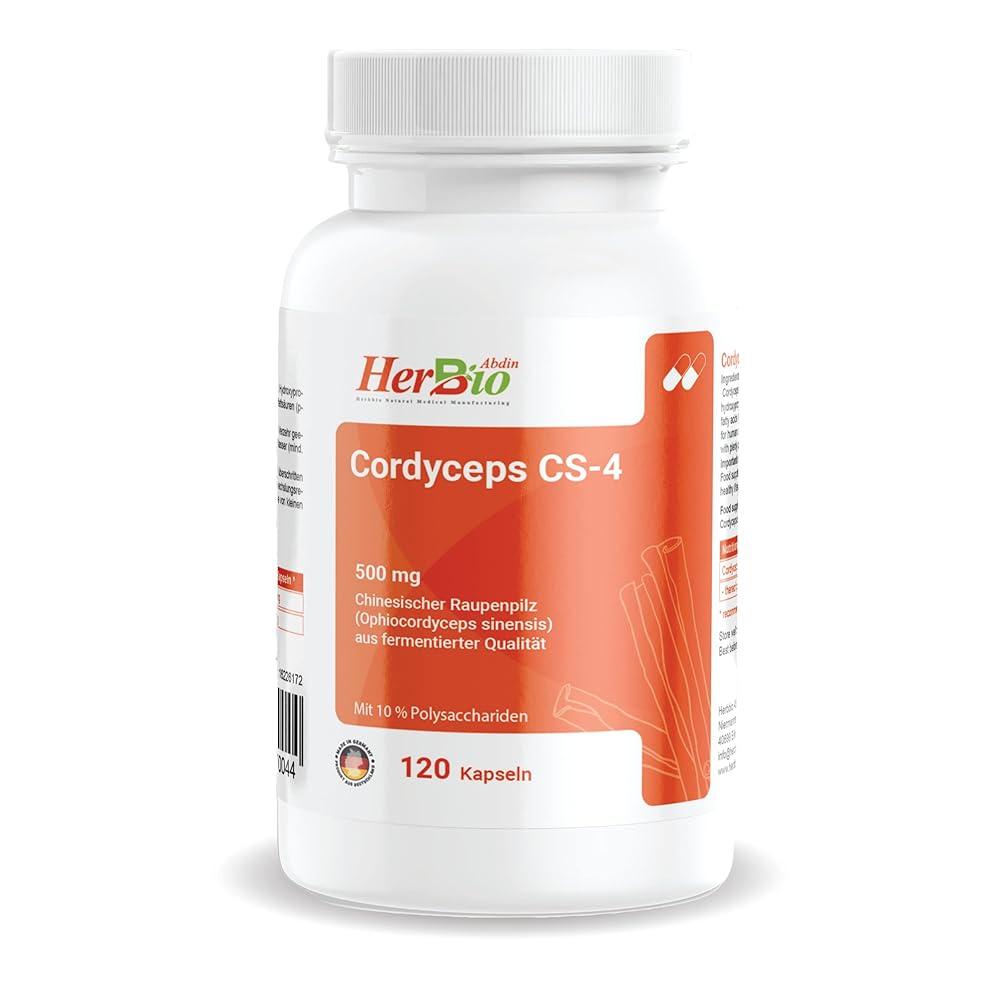 Cordyceps CS-4 500mg Capsules - Premium Quality