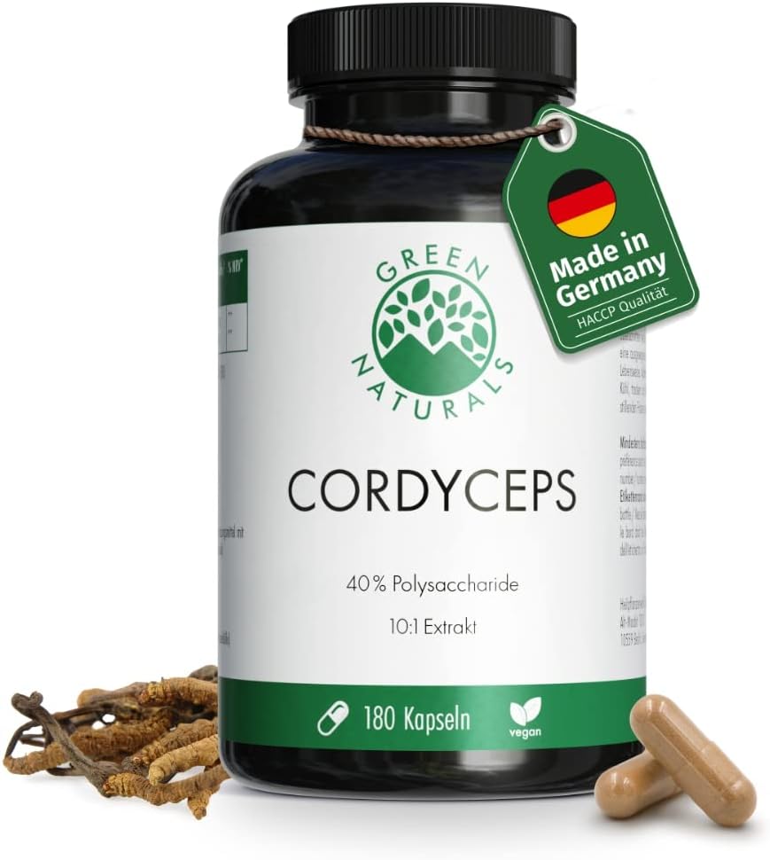 Green Naturals® Cordyceps 1400mg Capsules