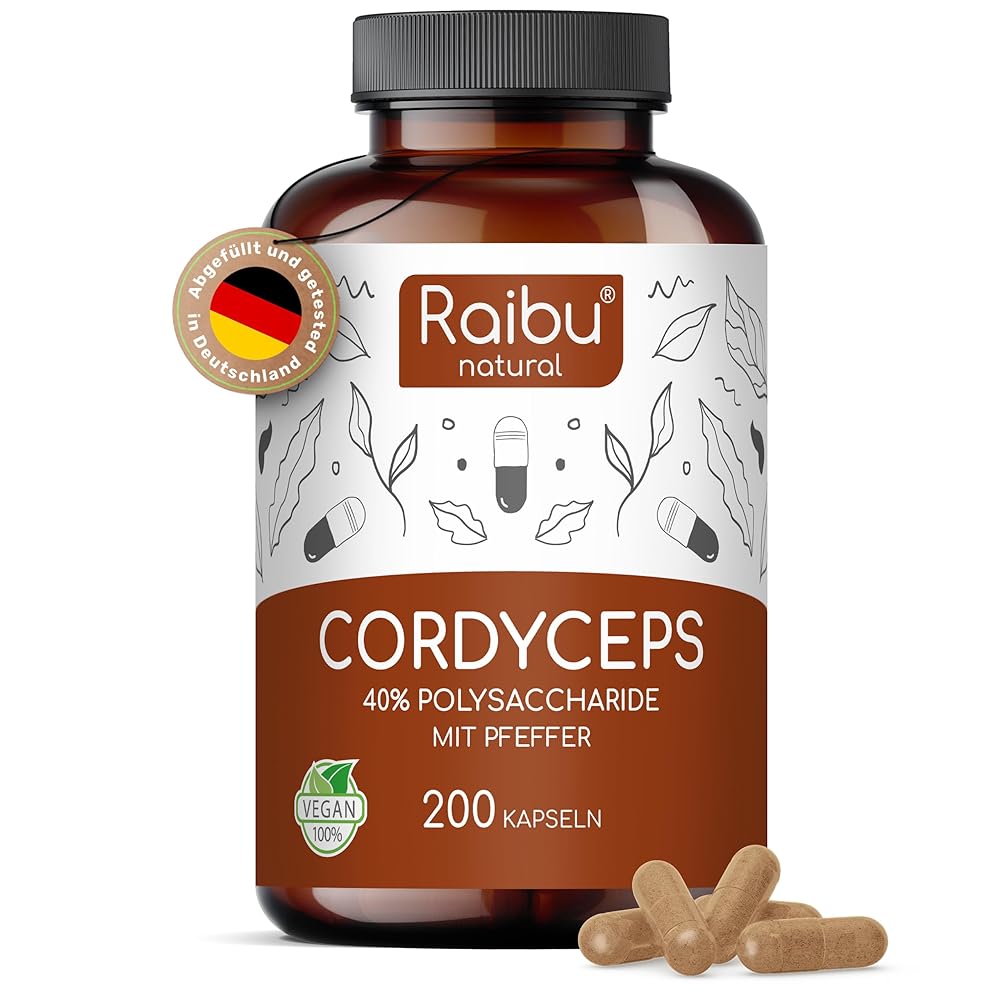 High Dose Cordyceps Capsules – 20...