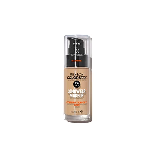 Revlon ColorStay Long-Lasting Foundation, 24H, for C...