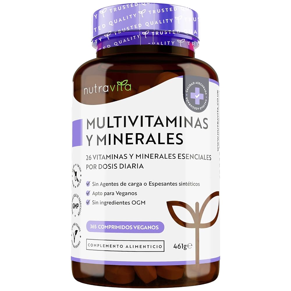 365 Vegan Multivitamins - Essential Complex with 26 ...