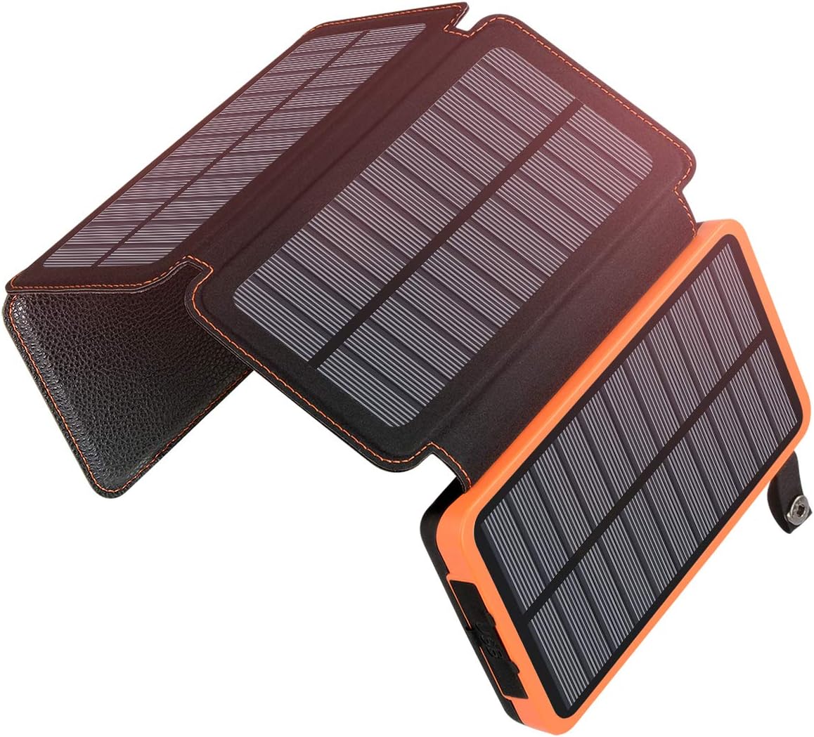 ADDTOP Solar Power Bank 25000mAh - Portable, Waterpr...