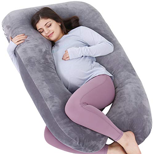 Awesling Pregnancy Pillow - Full Body U-Shaped Mater...