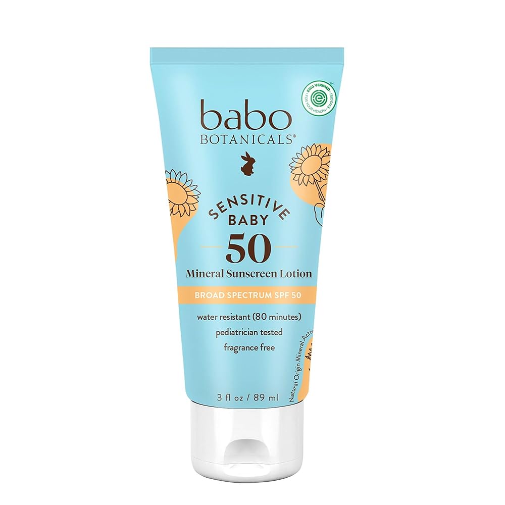 Babo Botanicals Baby Skin SPF 50 Mineral Sunscreen