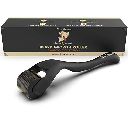 Beard Roller | Red-Blooded | Black Matte | Titanium ...