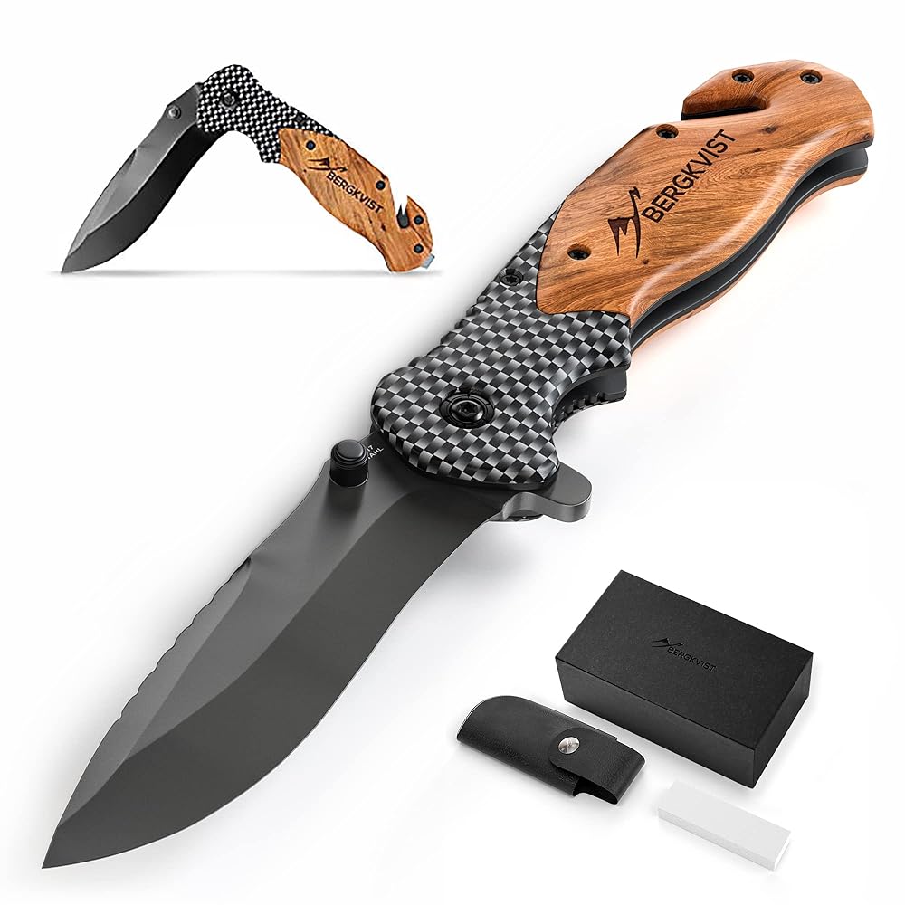 BERGKVIST® K19 Folding Knife with Titanium Alloy and...