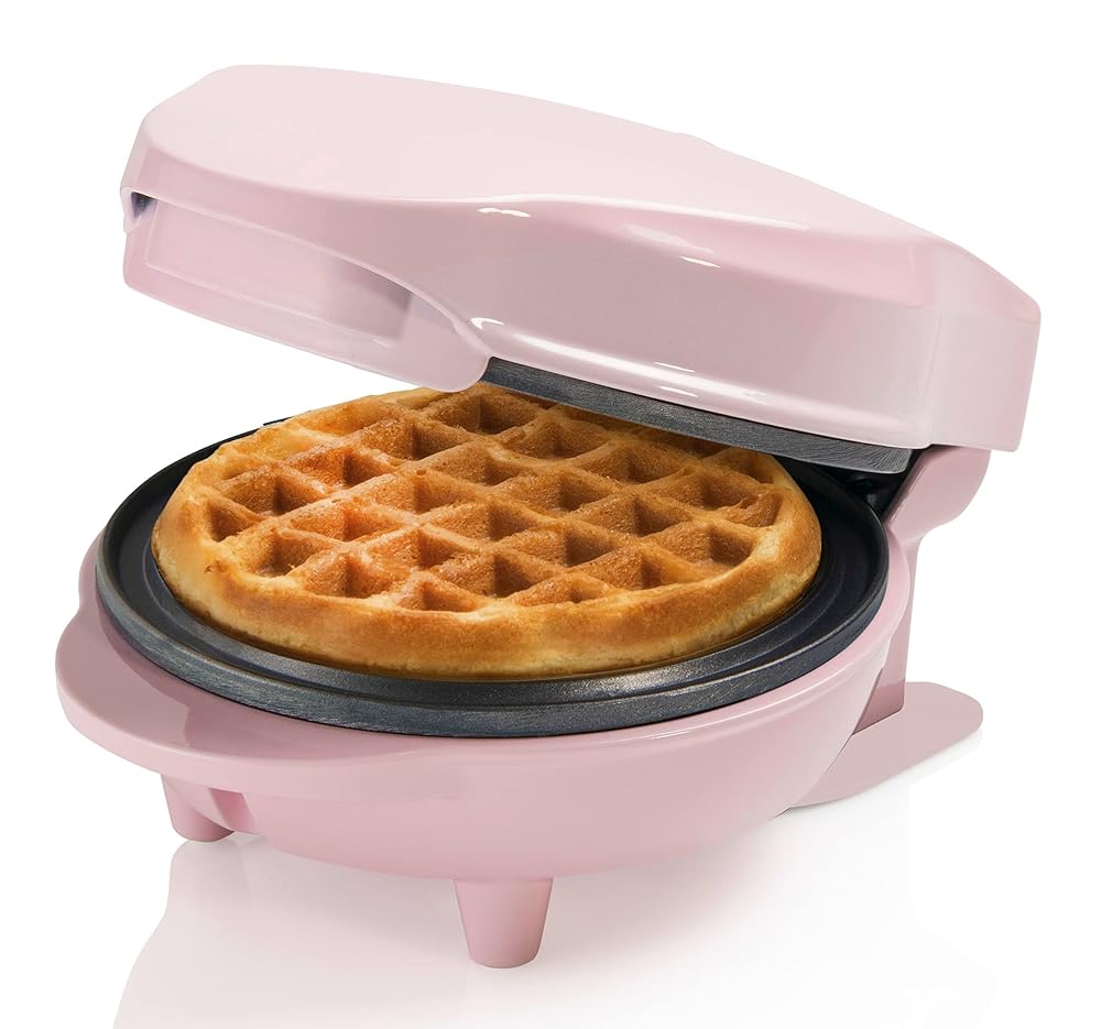 Bestron Mini Waffle Maker - Retro Design