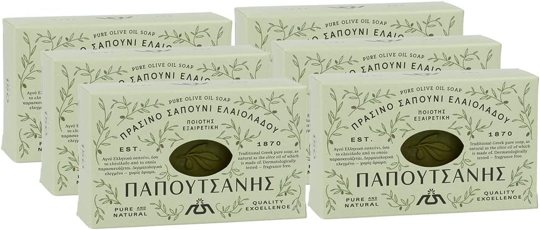 Brand Olive Oil Soap, 6 x 125 gr